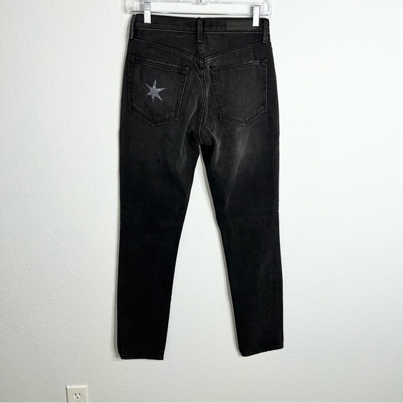 GRLFRND Jeans Women 26 Skinny Karolina Star Embroidered constellation B6 - Picture 7 of 14